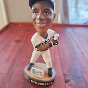 St Paul Saints MILB AAA Minnesota Twins MLB Baseball Daryl Strawberry Bobblehead